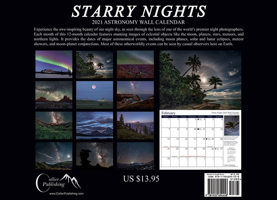 Starry Nights 2021 Wall Calendar